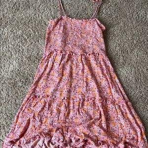 Pink spaghetti strap dress